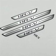 สําหรับ Honda HRV HR-V Vezel 2014 2015 ~ 2025 สแตนเลสสตีลแผ่นประตู Sill Guards เกณฑ์ฝาครอบ Trims รถอ