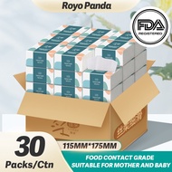 【30 Packs】Royo Panda Tissue Chioce Soft And Thickened Facial Tissues Intensification 300 Sheets Tisu