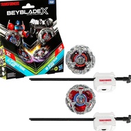 Beyblade X Transformers Collab Optimus Prime 4-60P vs. Megatron 4-80B Multipack Set with 2 Tops