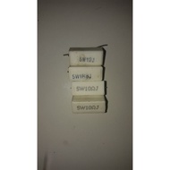 Resistor 1ohm, 1.8 ohm, 10 ohm 5 watt