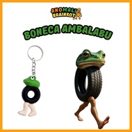 GANTUNGAN Boneca Ambalabu Anomali Brainrot Rubber Keychain Anomali Keychain