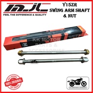 MJL Y15 Y15ZR YSUKU Y-SUKU SWING ARM SHAFT & NUT (GOLD / MOUNTING CHROME) / ARM SAP SIAP NUT