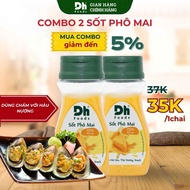 Combo of 2 Dh Foods Cheese Sauce 100gr – Instant Cheese Sauce, Seafood Dipping Sauce, Salted Egg Che