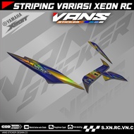 Xeon RC motorcycle striping Sticker, yamaha Xeon RC motorcycle variation list