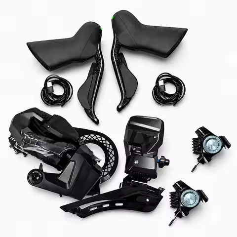 WHEELTOP EDS TX Wireless Electronic Groupset Road Bike Hydraulic Disc Brake Carbon Shifters Large Pu