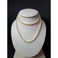 TH145026 Akoya Pearl Necklace From Japan Natural Pearls Each Is Beautiful And Shiny Nature.