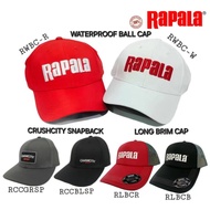 RAPALA WATERPROOF BALL CAP/CRUSHCITY SNAPBACK/LONG BRIM CAP