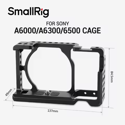 SmallRig 1661 Camera Cage Rig for Sony A6500 Cage for Sony A6300/A6000/A6500 Nex-7 Camera with Shoe