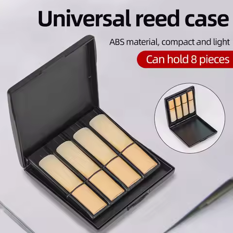 Saxophone Reed Case Clarinet Reed Case Oboe Reed Case Abs Reed Storage Box Waterproof and Wear-Resis