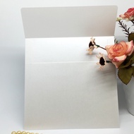20Pcs/set Delicate Envelope White Iridescent Paper Wedding Invitation Envelope