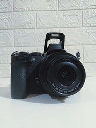 nikon z50 kit 16 50mm warna hitam second