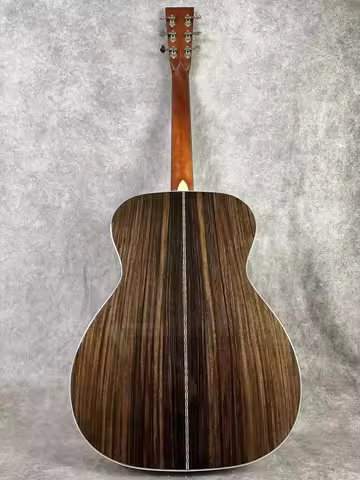 40 inch OM28 series solid wood profile top yellow acoustic acoustic guitar