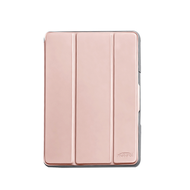 MUTURAL CLEAR CASE WITH APPLE PENCIL HOLDER เคส IPAD GEN 10 (2022) - ROSE GOLD