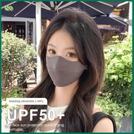 IZO Face Ice Silk Anti-UV Breathable Face Shield Fashion Traceless Sunscreen Unisex