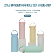 Cross-Border Factory Direct Supply Large-Capacity Travel Household Thermos Cup Portable Handle Cover
