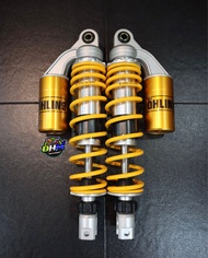 ohlins โช๊คหลัง โอลิน แก๊สแท้ ซีนเเท้ Pcx Nmax Xmax Gpx Drone ยาว330มิล