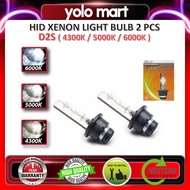 【 HID Xenon Light Bulb 】D2S - 4300K / 5000K / 6000K - 35w ( 2 pcs a set )