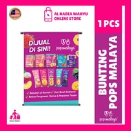 Pops Malaya Ice Bars Bunting Long & Short