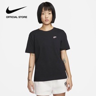 Nike Womens Sportwear LBR FS Tee - Black ไนกี้ เสื้อยืดผู้หญิง Sportwear LBR FS - สีดำ