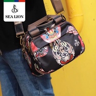 2025 Fabric One-Shoulder Messenger Bag Lightweight Oxford Cloth Horizontal Facebook Large-Capa