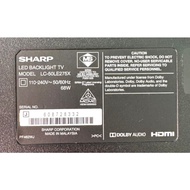 (076) Sharp LC-50LE275X Main Board, Power Board, LVDS, Tcon Ribbon & Power Button. Used TV Spare Par