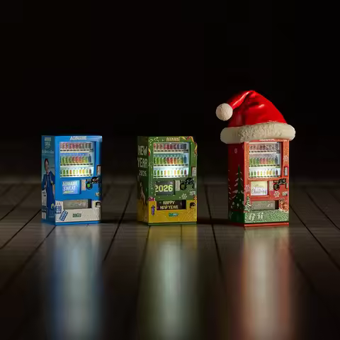 Kicarmod 1/64 Vending machine Model Kit - High Precision 3D Printed Resin Miniature Scene for Car Mo