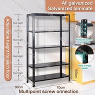 Multifunction Galvanized All Metal Shelf 45 Layer Adjustable Storage Rack Light Duty Shelves (Rust P