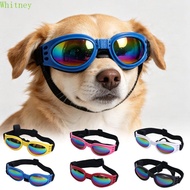 WHITNEY Dog Protection Goggles Medium Large Dog Pet Eyewear Foldable Waterproof UV Protection
