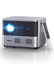 VIZONY FHD 1080P Projector 4K Support, 800ANSI 5G WiFi Bluetooth Projector, Outdoor Projector with Full-Sealed Engine/Electric Focus/4P4D/PPT/Zoom, Home Movie Projector Compatible w/iOS/Android/PC/TV