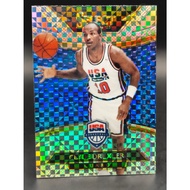 Panini Select 2014-15 USA Clyde Drexler Courtside Checkerboard Prizm nba card