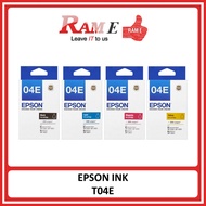 [ORIGINAL] Epson Ink T04E 04E / C13T04E190 Black / C13T04E290 Cyan / C13T04E390 Magenta / C13T04E490