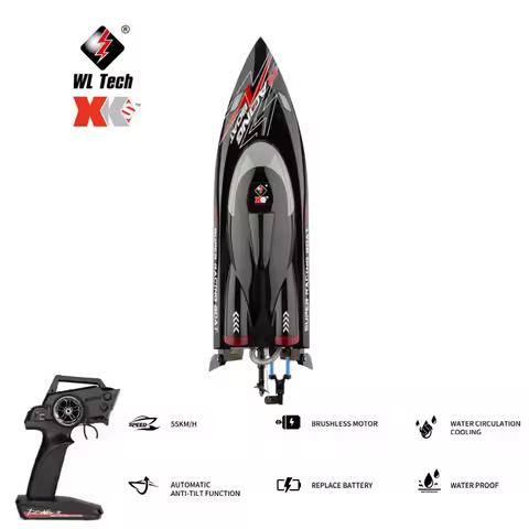 Weili's new WL916 fully proportional remote control boat, brushless high-speed boat, anti rollover, 