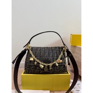 (with Box) New Women's Mamma Baguette Canvas Stylish Shoulder Crossbody Handbag