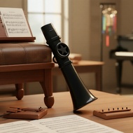 Mini Kazoo Trumpet by Miwayer – Simple Practice Musical Whistle, Universal Mouth Flute Mini Kazoo Tr
