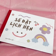 Appointment Calendar Book (booking book) - Book 50 - 100 Sheets of 70gsm Paper