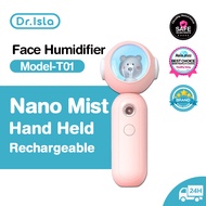 Dr.isla T01 USB Rechargeable Mist Sprayer Mini Nano Face Spray Steamer Moisturizing Skin Care