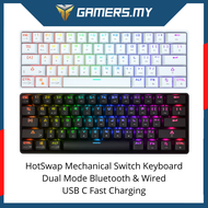 DK61 HotSwap (3Pin) 60% Wireless Mechanical Keyboard