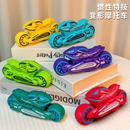New Product Children Cool Deformation Stunt Motorcycle Inertial Driving Drift Batmobile Boy Toy