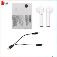 ⚡NEW⚡Wireless Headphones I7/i7S Mini 5.0 Wireless Headphones Noise Reduction Binaural Earphones Data Cable Earphones