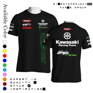 Tshirt Kaos WSBK Team Kawasaki Right Strip 2023 Ninja Zx 10 Rr Series V2 Best Quality