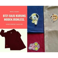 BT21 Baju Kurung Moden Knitted Ironless Patch Limited Edition-BT21&BTS-