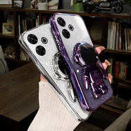 For Redmi 13X 13C 13 Xiaomi poco F6 C65 Case Fashionable Frosted Silicone Soft Dustproof Adsorb + La