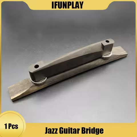6 String Archtop Ebony Jazz Guitar Bridge Adjustable Floating Ebony Bridge Jazz Guitar Accessories
