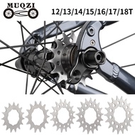 MUQZI MTB Road Bike Cassette Cog 12T 13T 14T 15T 16T 17T 18T Single Speed Flywheel Repair Part Bicyc