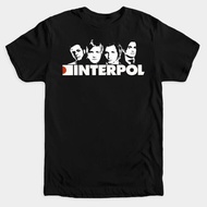 Interpol Band Team On Paul Bank Daniel Kessler Turn On The Bright Lights T-Shir