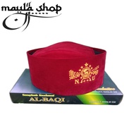 Peci Susun NU Maroon - Peci Betawi - Peci Merah - Peci NU - Peci Maroon