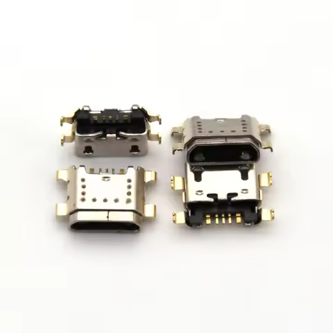10-100pcs Micro USB Connector 5pin Jack Charging Port For Vivo Xplay6 V5 Y67 Y69 Y71 Y75 Y79 Y81S Y8