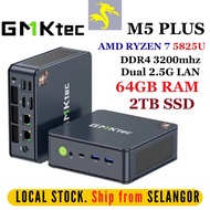 GMKtec M5 Plus AMD Ryzen 7 5825U Windows Mini PC 64GB DDR4 RAM 2TB NVME SSD WiFI 6 Gaming PC Gaming