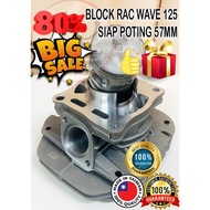 Block 125zr 57MM Siap Porting  (lubang exhaust semua siap) Blok 125zr Open 125z Block Racing 125zr Block 125z Y125z Y125