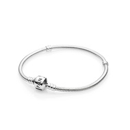 Pandora Hard Candy Bracelet Simple Silver Pigment Chain DIY Beads Simple Gift